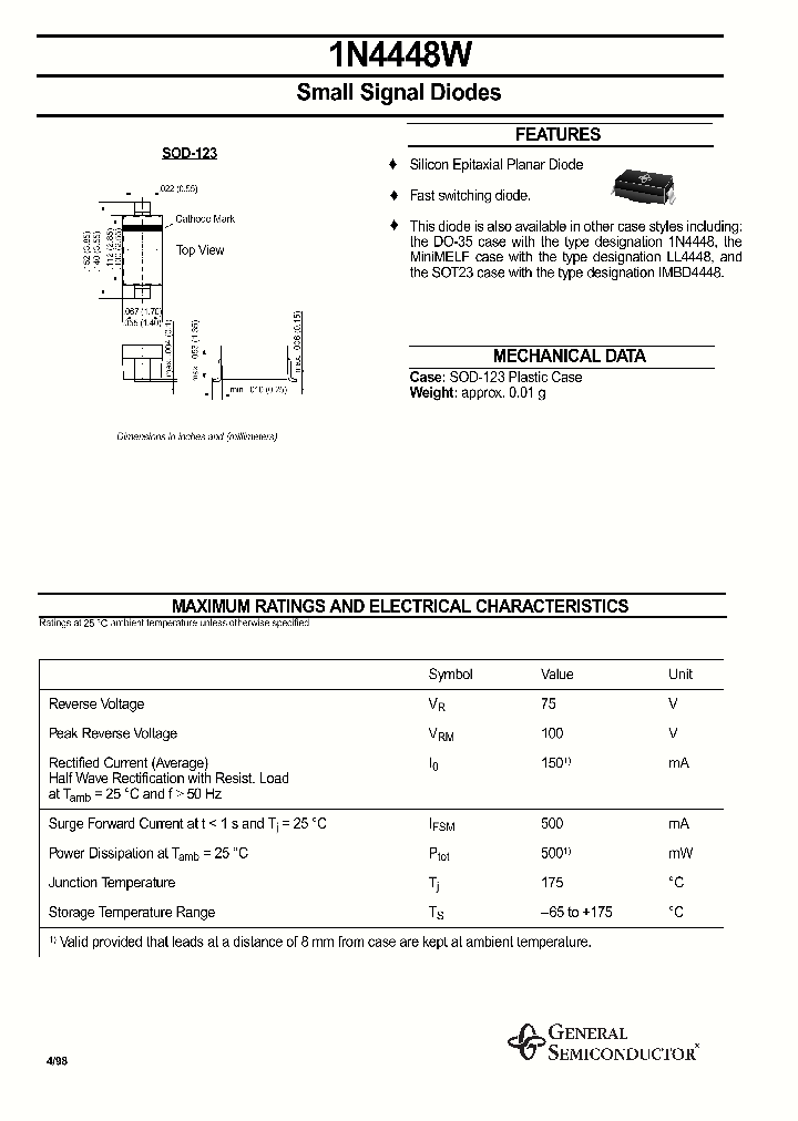 1N4448W_1191792.PDF Datasheet