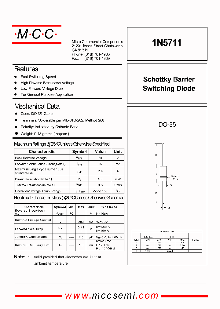 1N5711_1192123.PDF Datasheet