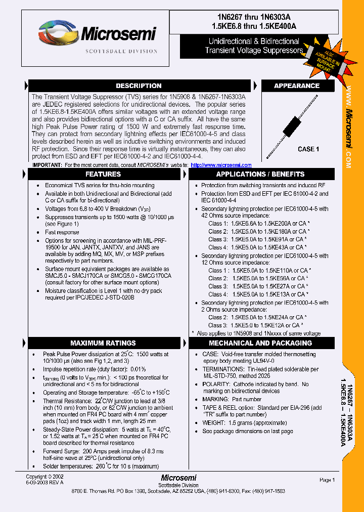1N6303A_1192280.PDF Datasheet