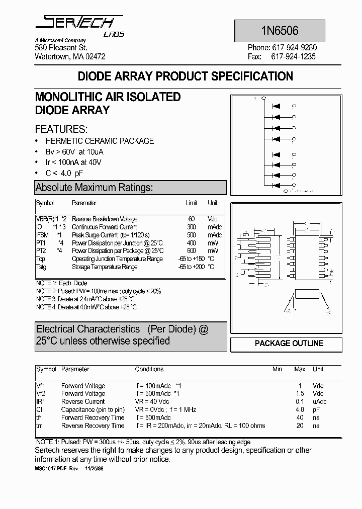 1N6506_1192314.PDF Datasheet