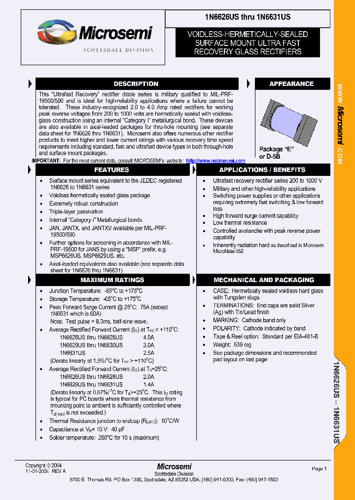 1N6631US_1192346.PDF Datasheet