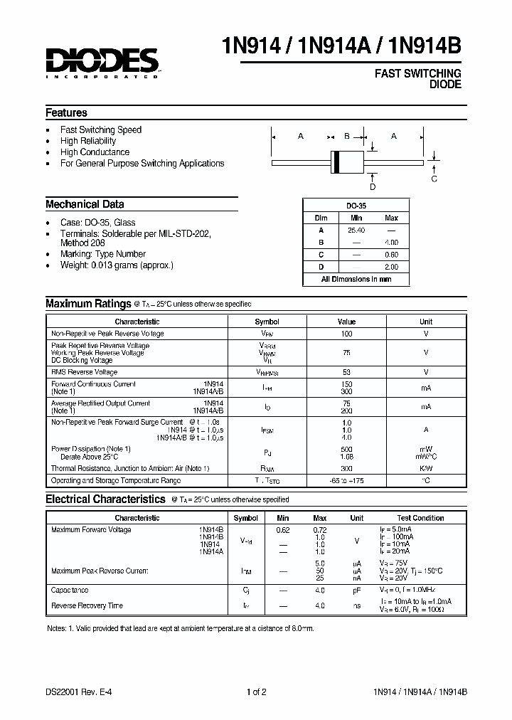 1N914_1015956.PDF Datasheet
