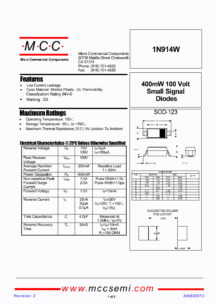 1N914W_1184212.PDF Datasheet