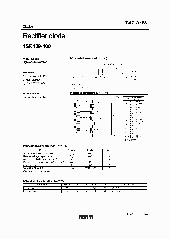 1SR139-4001_1192572.PDF Datasheet