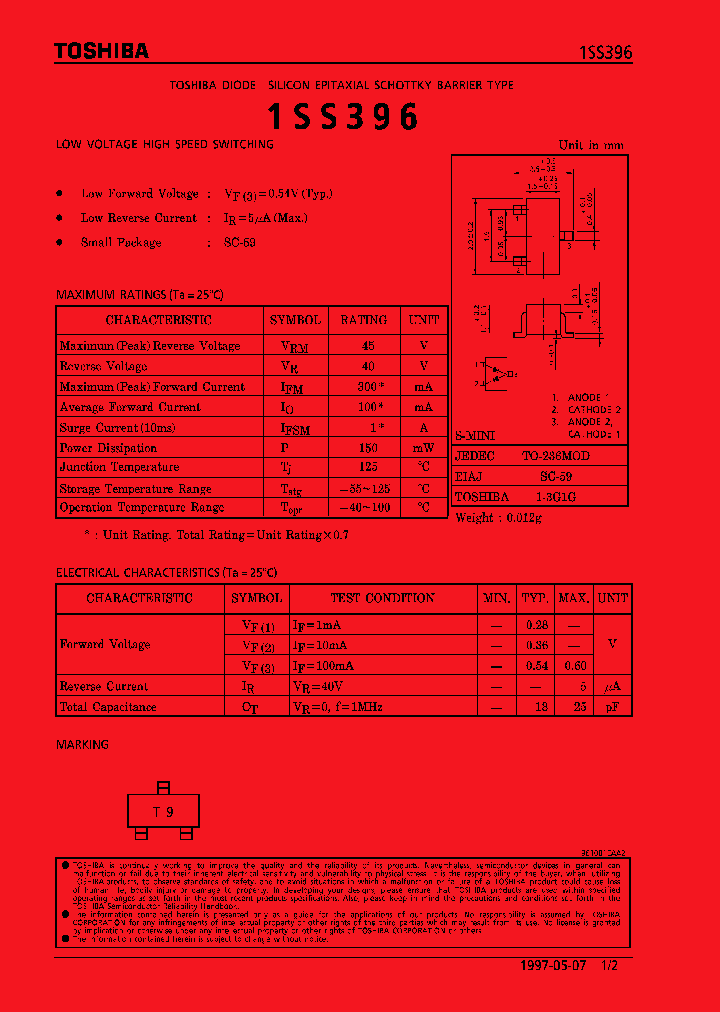 1SS396_1192640.PDF Datasheet