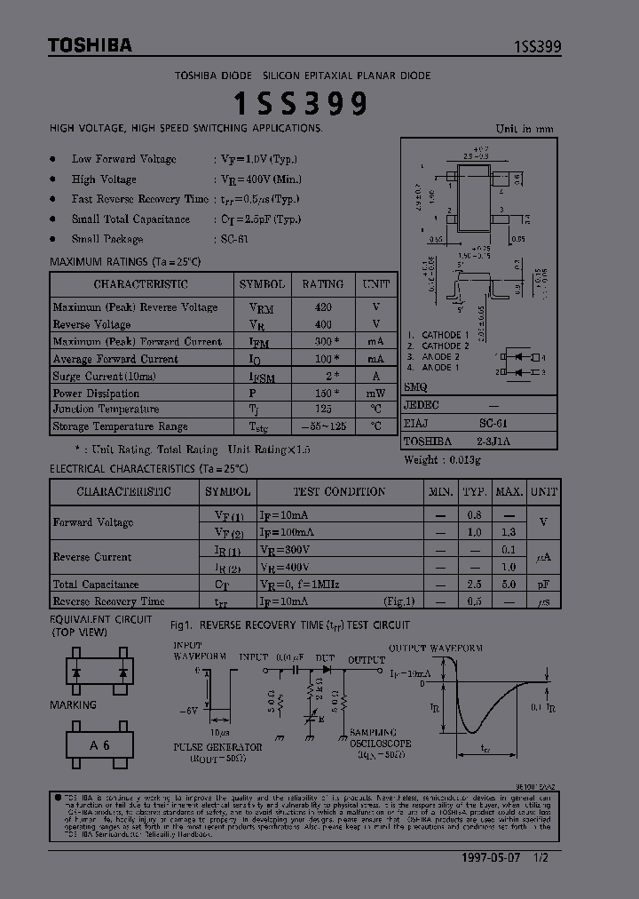 1SS399_1192642.PDF Datasheet