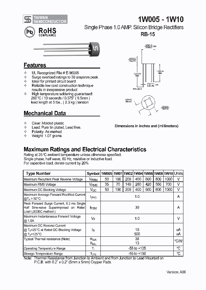 1W10_1157411.PDF Datasheet