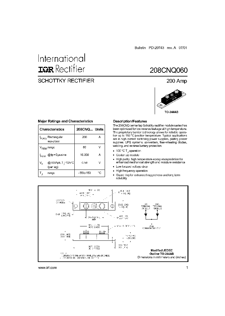 208CNQ060_1192807.PDF Datasheet