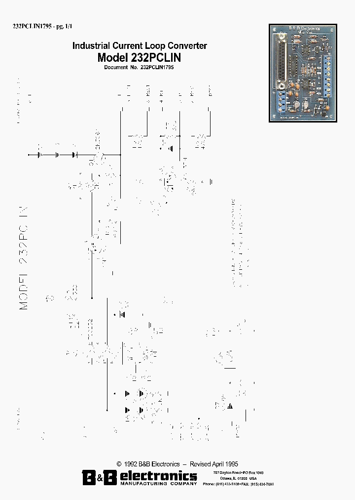 232PCLIN1795_1193032.PDF Datasheet