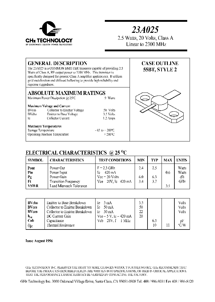 23A025_1193052.PDF Datasheet