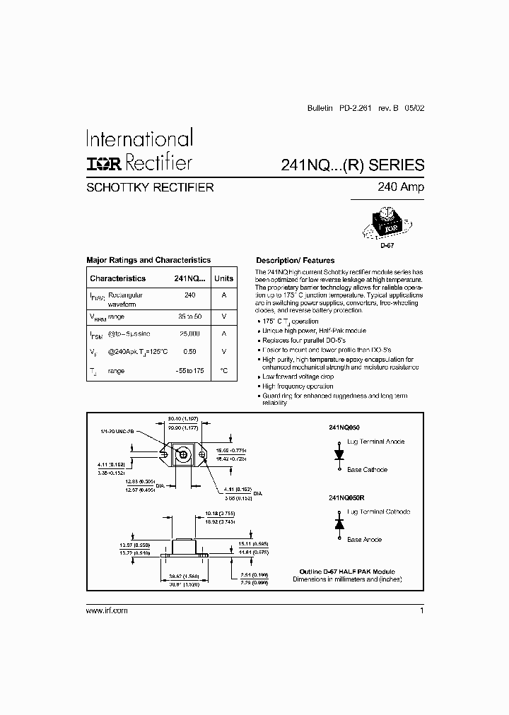 241NQ050_1193067.PDF Datasheet