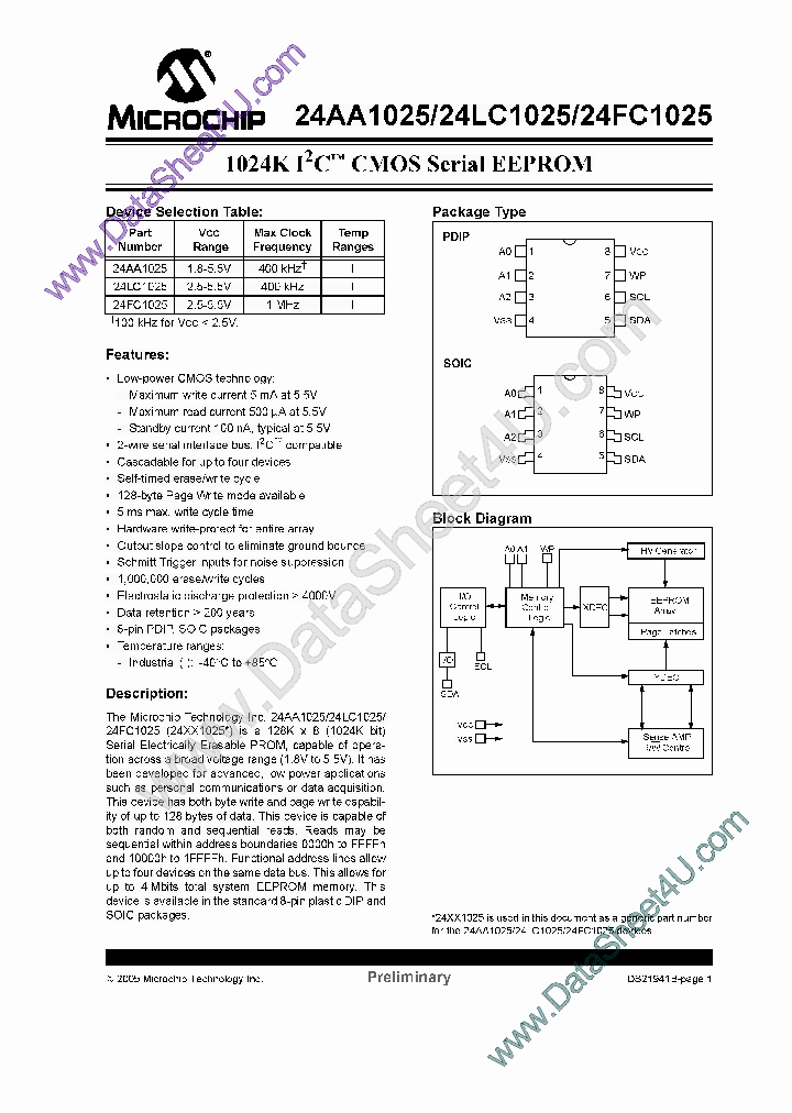 24LC1025_1059130.PDF Datasheet