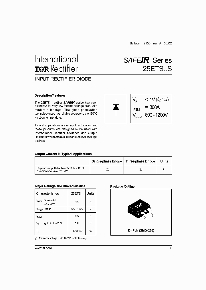 25ETS12STRR_1193220.PDF Datasheet
