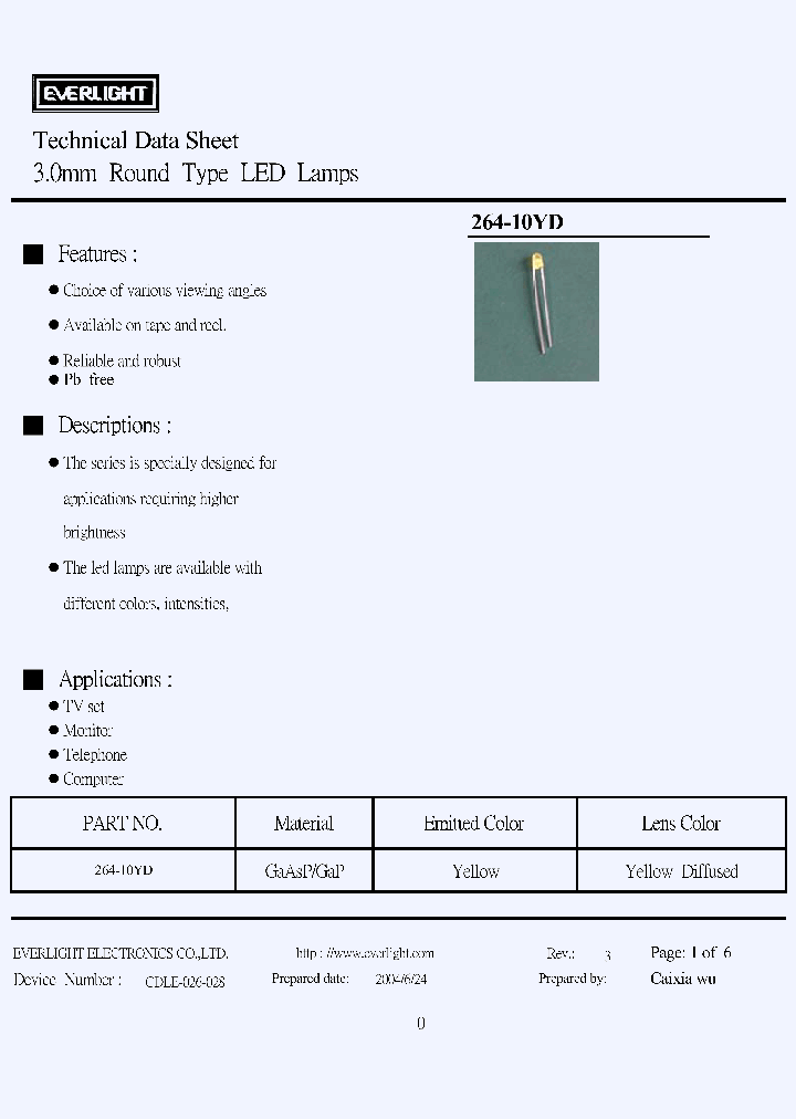 264-10YD_1193264.PDF Datasheet