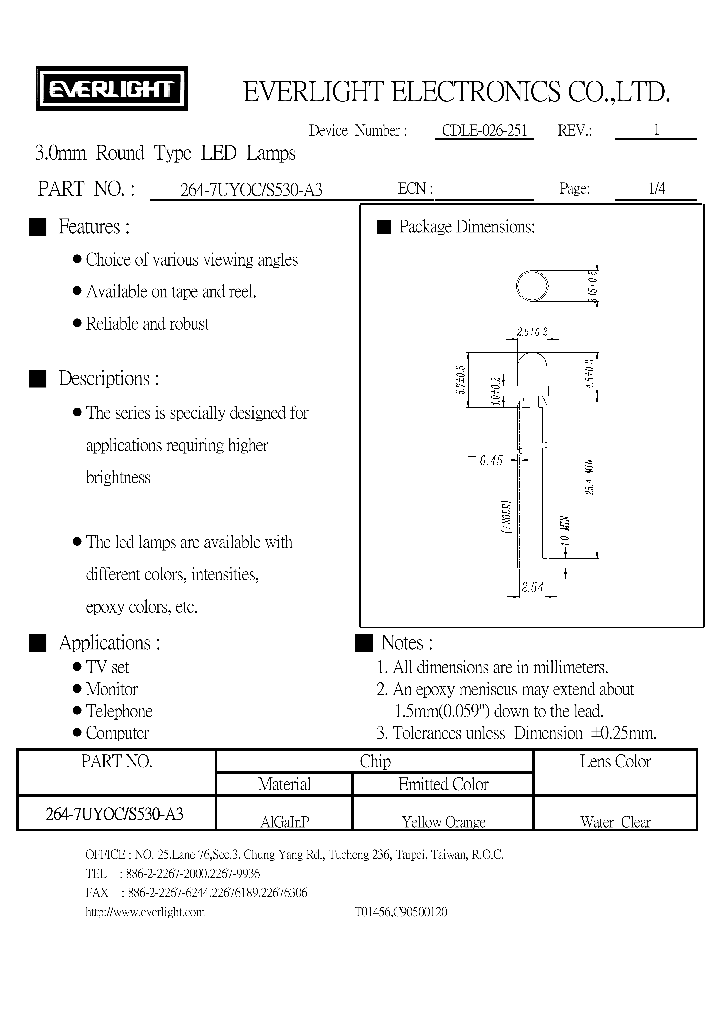 264-7UYOC_1177707.PDF Datasheet