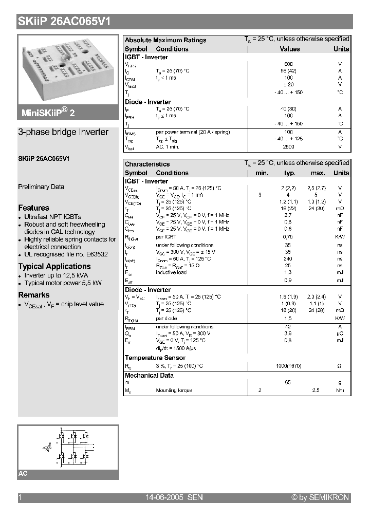 26AC065V1_1193278.PDF Datasheet