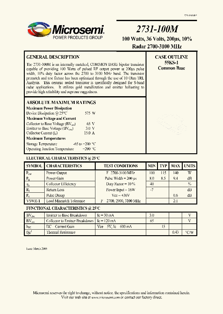 2731-100M_1193295.PDF Datasheet
