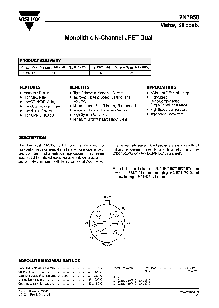 2N3958_1193849.PDF Datasheet