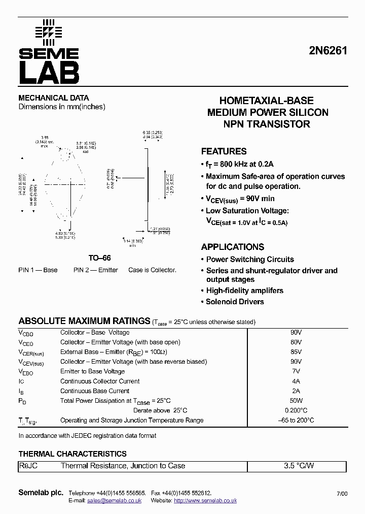 2N6261_1194243.PDF Datasheet