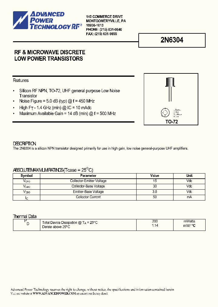 2N6304_1194263.PDF Datasheet