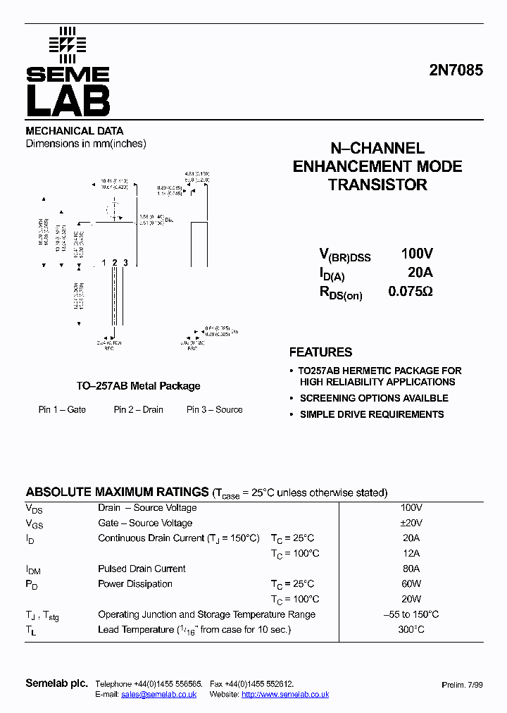 2N7085_1194430.PDF Datasheet