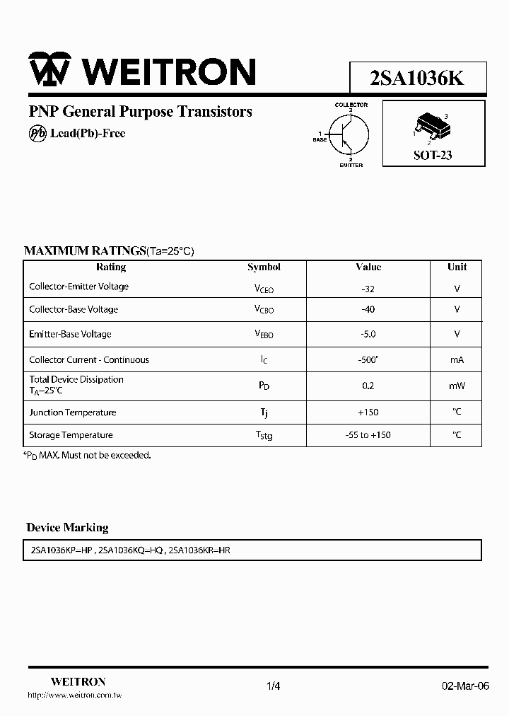 2SA1036K_1194510.PDF Datasheet