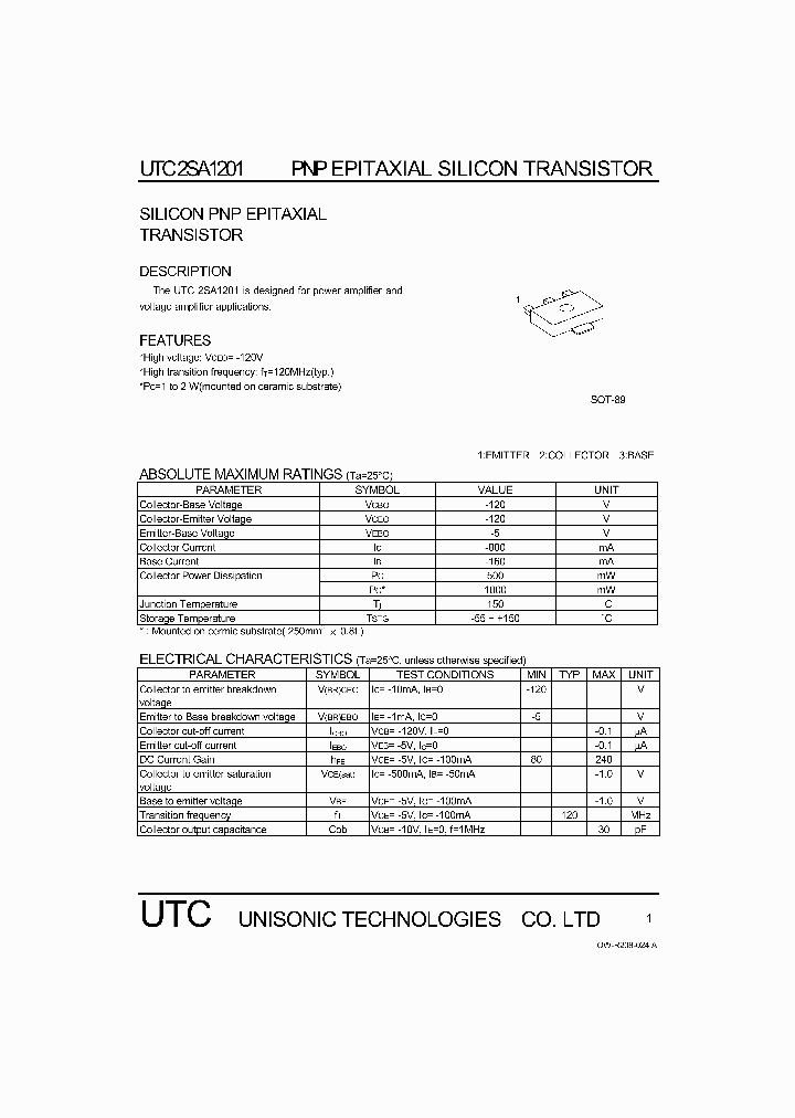 2SA1201_1043698.PDF Datasheet