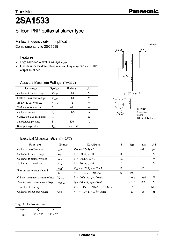 2SA1533_1194685.PDF Datasheet