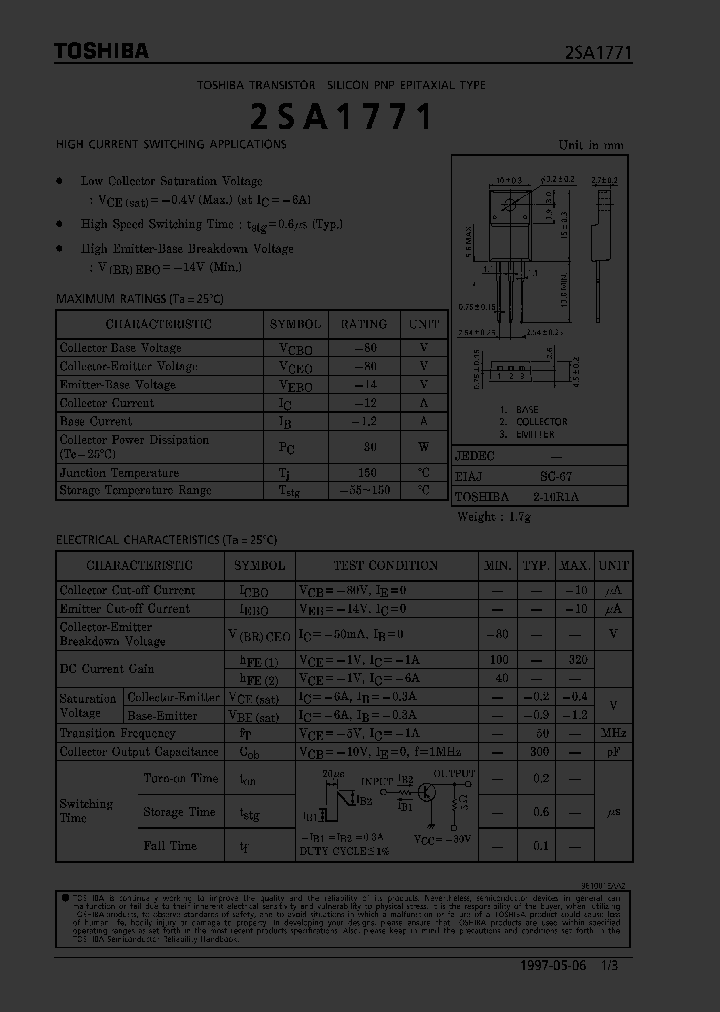 2SA1771_1194771.PDF Datasheet