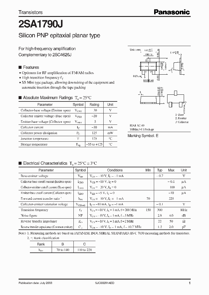 2SA1790J_1044087.PDF Datasheet