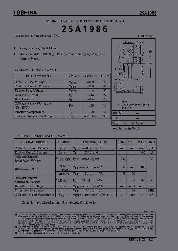 2SA1986_1194859.PDF Datasheet