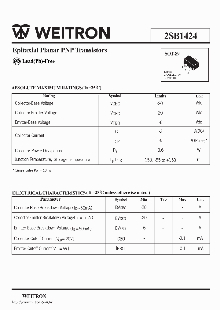 2SB1424_1151562.PDF Datasheet