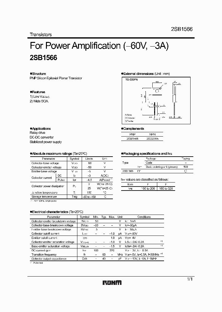 2SB1566_1195161.PDF Datasheet