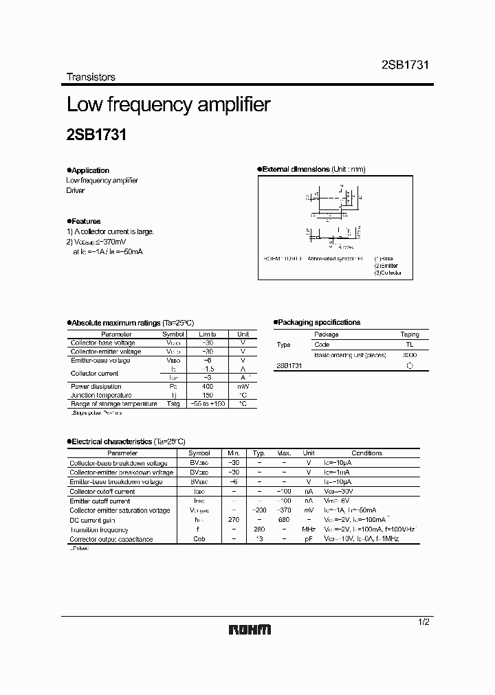 2SB1731_1044391.PDF Datasheet