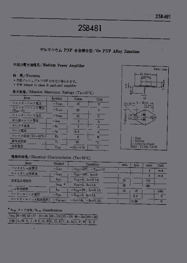 2SB481_1044774.PDF Datasheet
