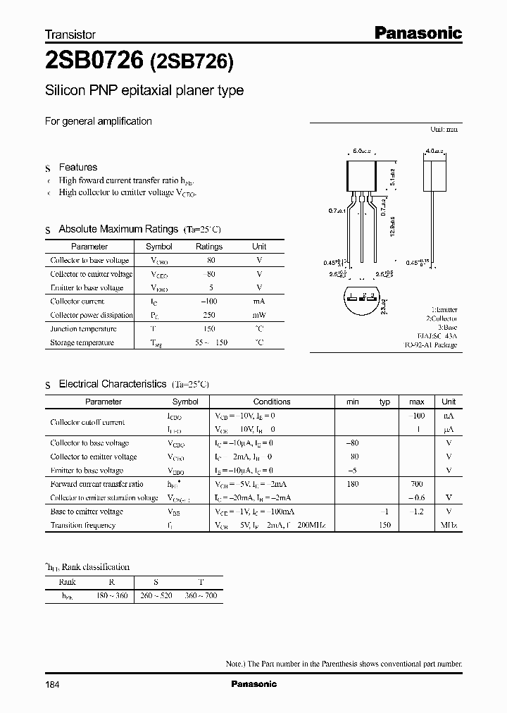 2SB726_1195237.PDF Datasheet