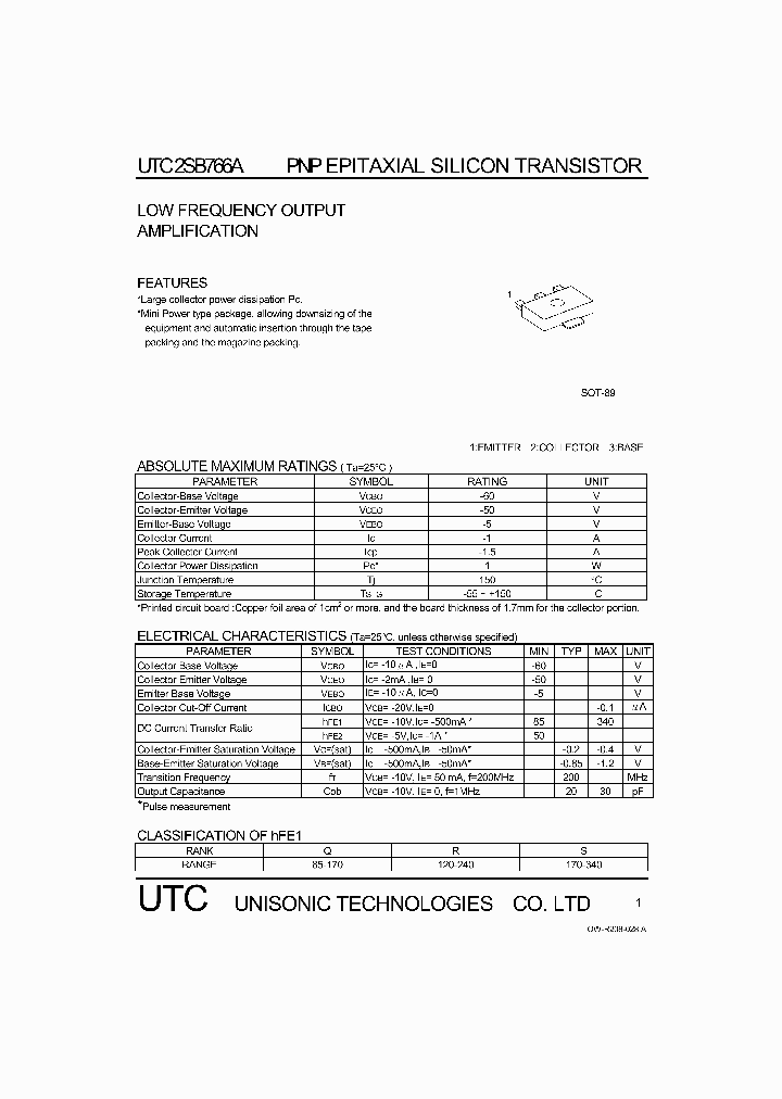 2SB766A_1026398.PDF Datasheet