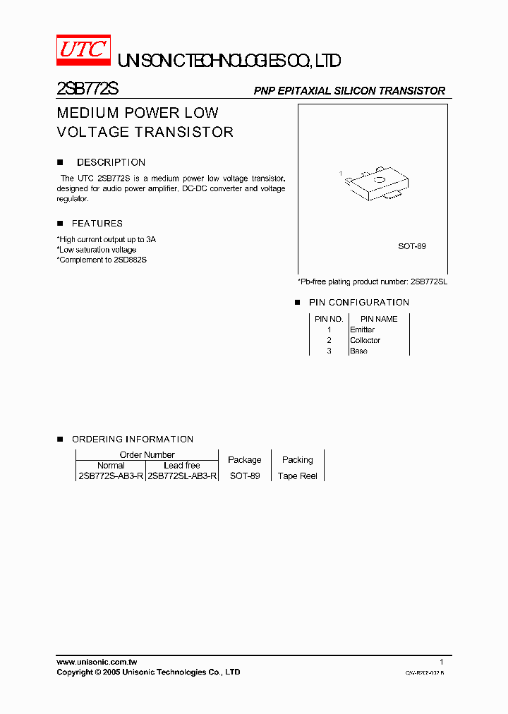 2SB772S-SOT89_1195248.PDF Datasheet