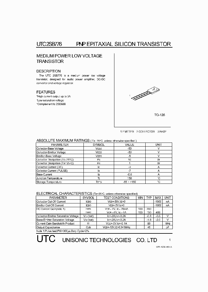 2SB776_1195250.PDF Datasheet