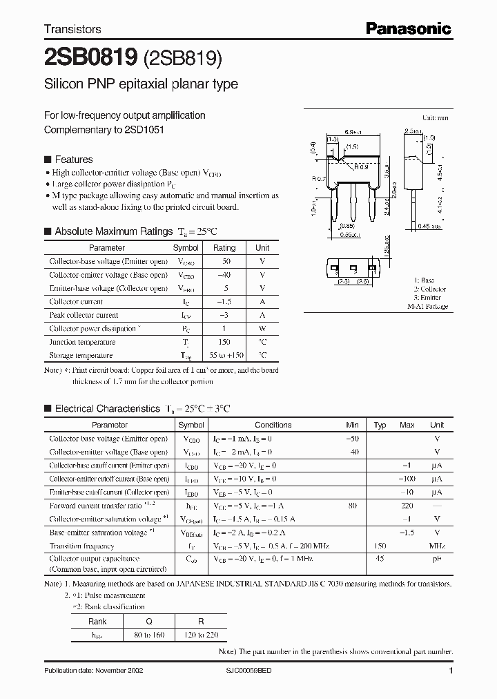 2SB819_1195267.PDF Datasheet