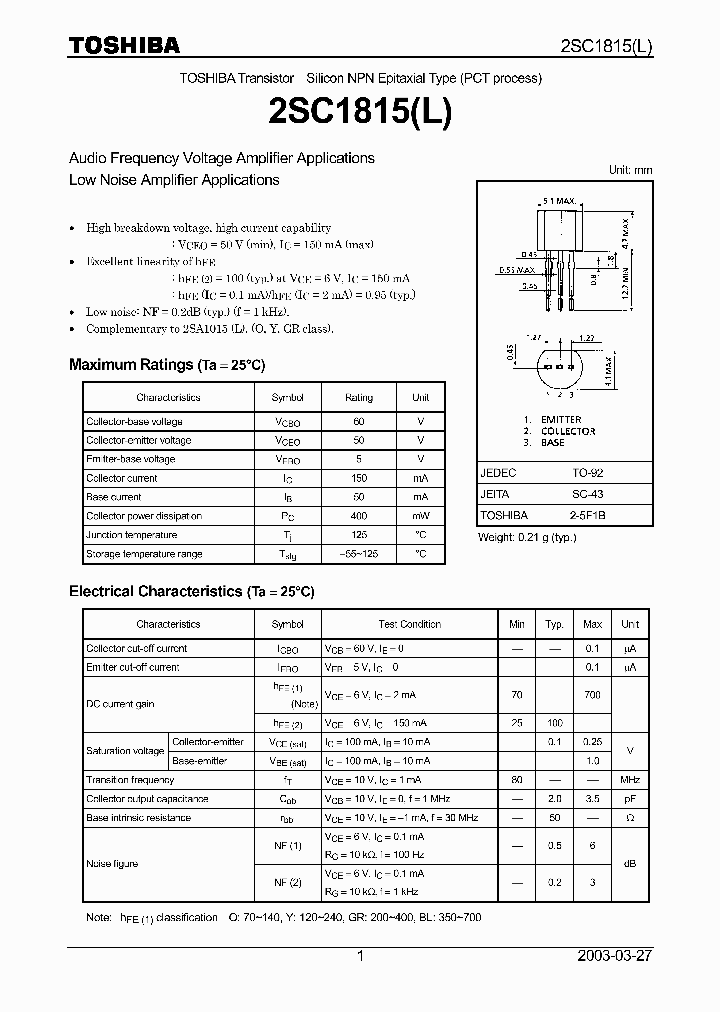 2SC1815L_1195402.PDF Datasheet