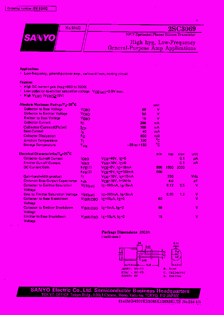 2SC3069_1195606.PDF Datasheet