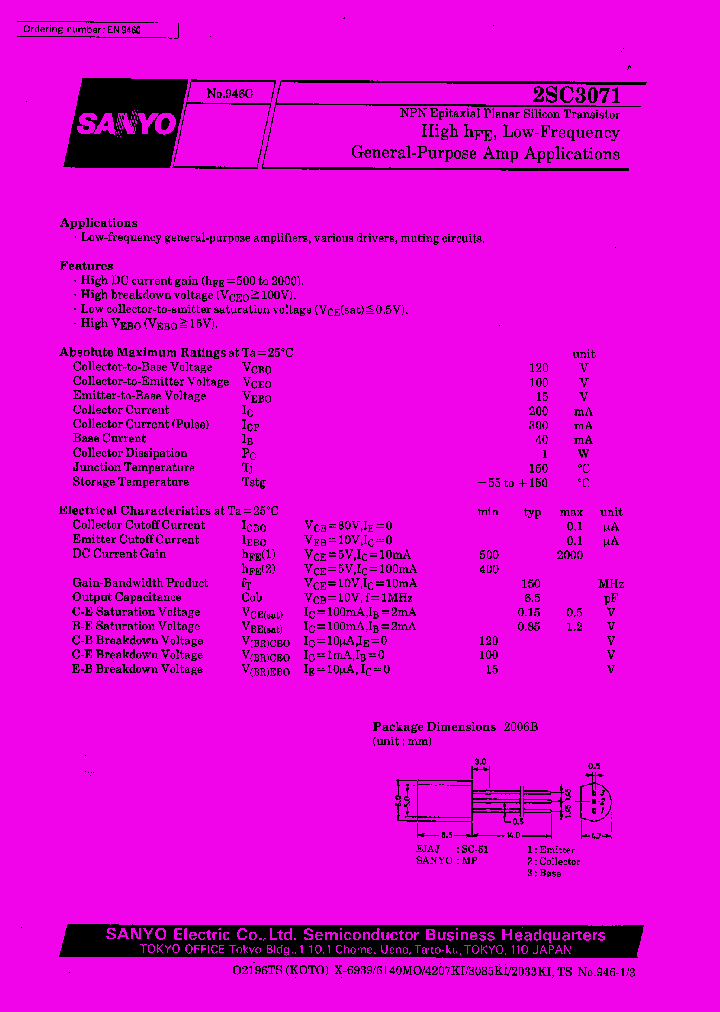 2SC3071_1195608.PDF Datasheet