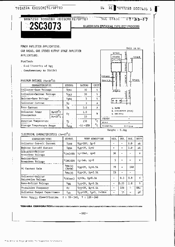 2SC3073_1195610.PDF Datasheet