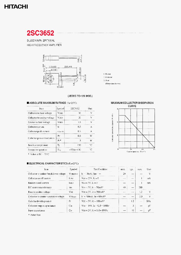 2SC3652_1195764.PDF Datasheet