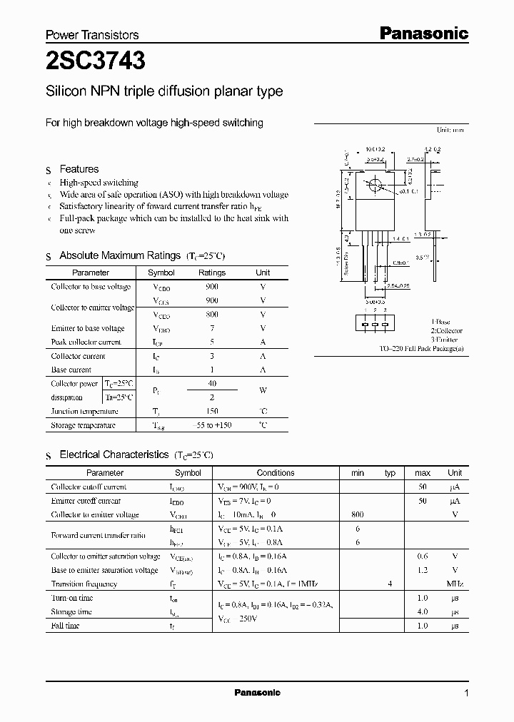 2SC3743_1195794.PDF Datasheet