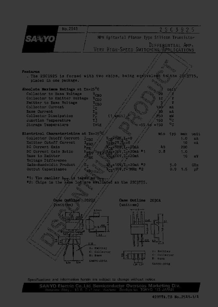 2SC3925_1032676.PDF Datasheet