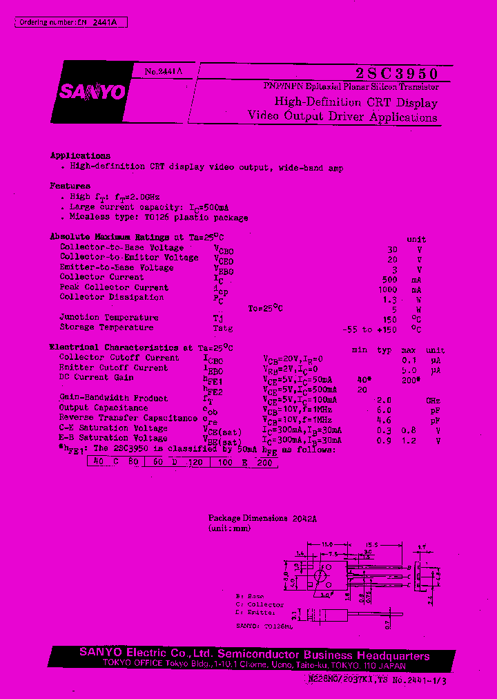 2SC3950_1032660.PDF Datasheet