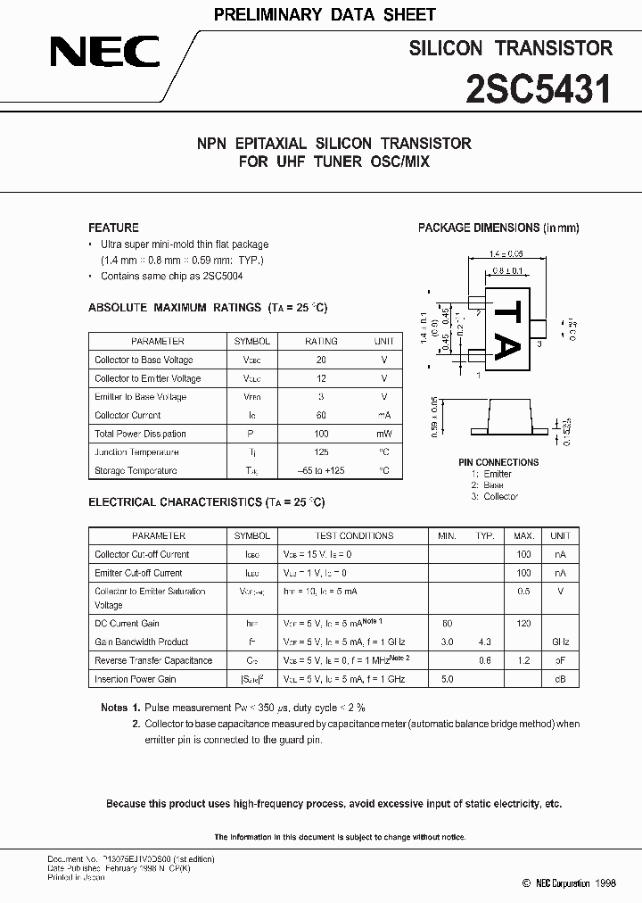2SC5431_1136455.PDF Datasheet