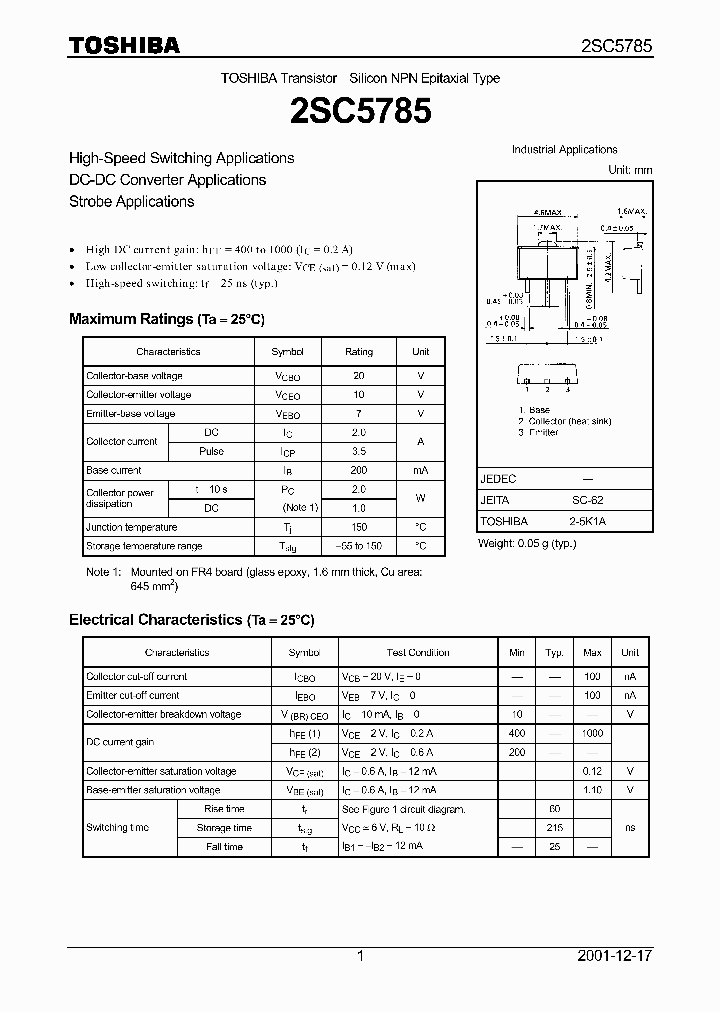 2SC5785_1023542.PDF Datasheet